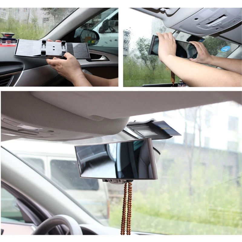 Universal Newest Car Interior Rear View Mirror Panoramic Clip-on Wide Angle Rearview Mirrors Wire Drawing Frame Styling 28GC
Universal Newest Car Interior Rear View Mirror Panoramic Clip-on Wide Angle Rearview Mirrors Wire Drawing Frame Styling 28GC