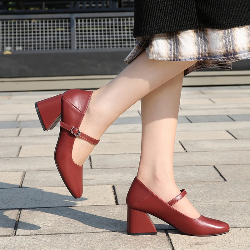 Mary Jane High Heels Women Pumps Shoes Leather Japanese Style Girls Student College Autumn Casual Big Size Shoes For Woman 2021
Mary Jane High Heels Women Pumps Shoes Leather Japanese Style Girls Student College Autumn Casual Big Size Shoes For Woman 2021