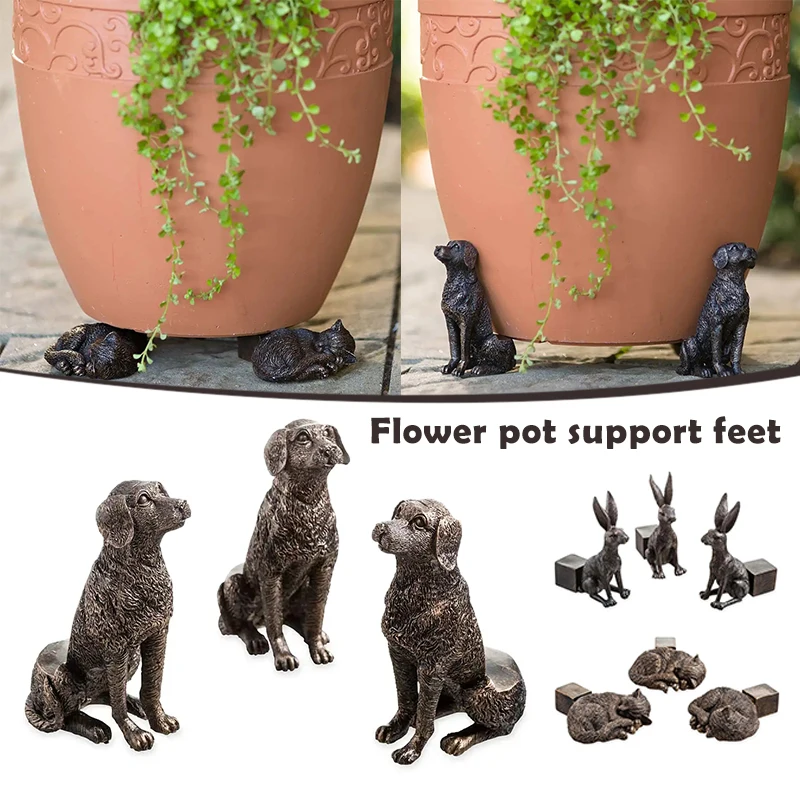 Plant Pot Foot Dog/cat/rabbit Statue Flower Pot Planter Foot Pot Support Foot Flower Pot Rack And Plant Stand Shelf
Plant Pot Foot Dog/cat/rabbit Statue Flower Pot Planter Foot Pot Support Foot Flower Pot Rack And Plant Stand Shelf