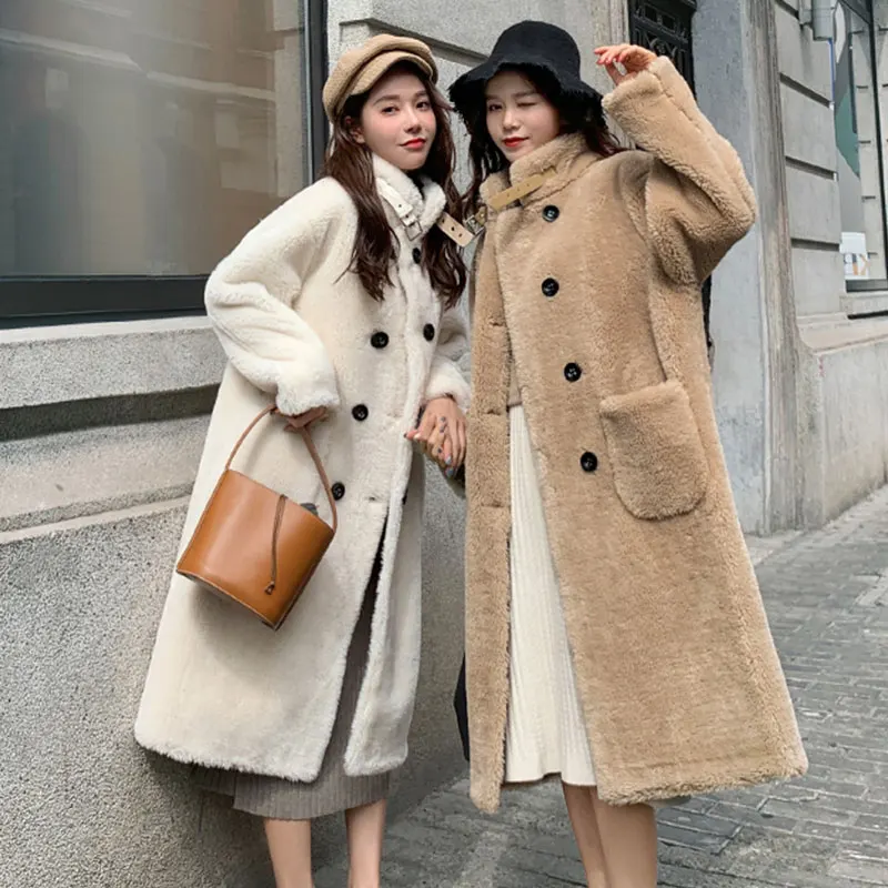 Winter Womens Fur Coat Long Parkas Coat Female Lamb Cashmere Coats Women Teddy Hair Coat Loose Warm Lambskin Teddy Plush Coat
Winter Womens Fur Coat Long Parkas Coat Female Lamb Cashmere Coats Women Teddy Hair Coat Loose Warm Lambskin Teddy Plush Coat