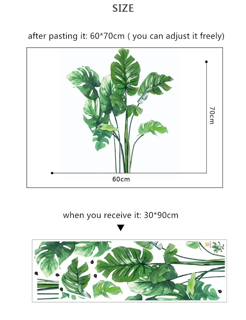 Green Plant Leaves Wall Stickers Sofa Background Home Wall Decor Bedroom Decor Stickers House Decoration
Green Plant Leaves Wall Stickers Sofa Background Home Wall Decor Bedroom Decor Stickers House Decoration