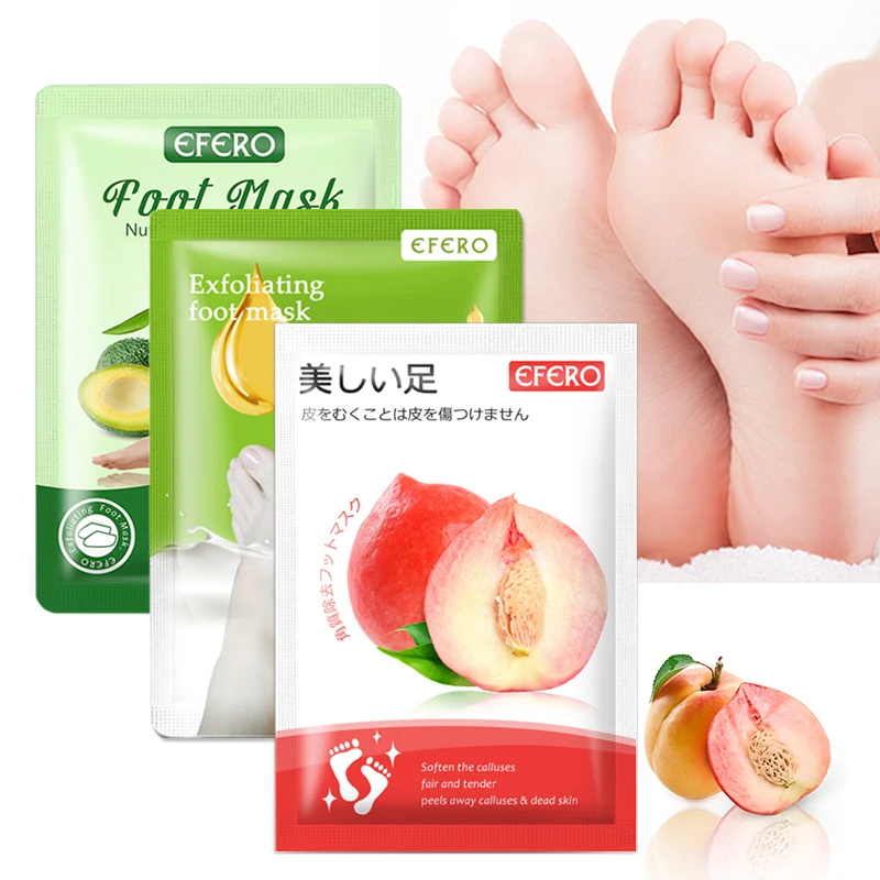 EFERO 3pair Foot Mask Pedicure Socks Exfoliating Foot Spa Bath Mask Peeling Scrub Foot Patch Moisturizer Dead Skin Remover
EFERO 3pair Foot Mask Pedicure Socks Exfoliating Foot Spa Bath Mask Peeling Scrub Foot Patch Moisturizer Dead Skin Remover