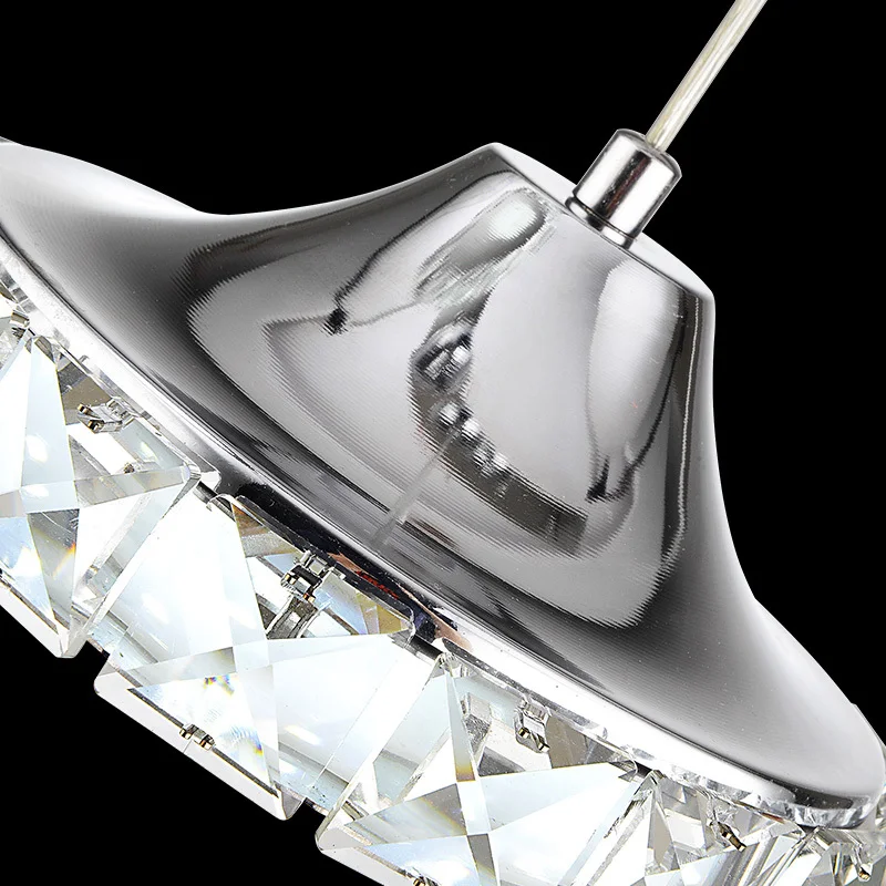 Modern Simple Circular Led Crystal Pendant Light Restaurant Three Head Living Room Dining Room Lamp deco maison
Modern Simple Circular Led Crystal Pendant Light Restaurant Three Head Living Room Dining Room Lamp deco maison
