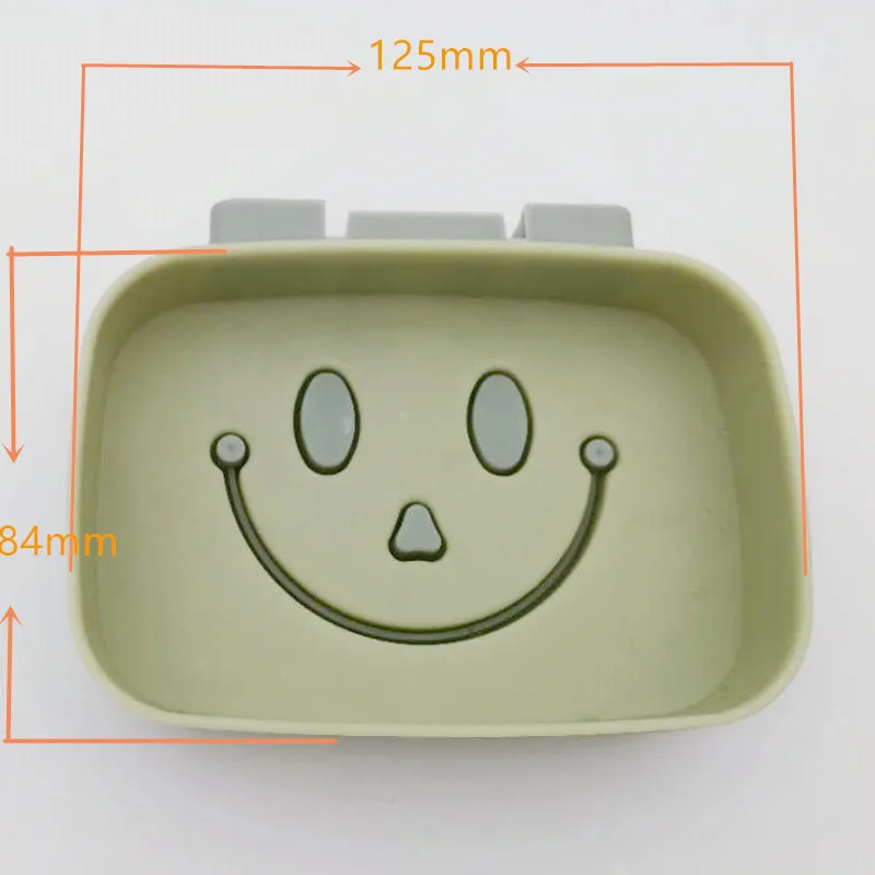 Smile shape soap holder no nail soap box Toilet shower tray draining rack bathroom gadgets soap dish bathroom soap rack
Smile shape soap holder no nail soap box Toilet shower tray draining rack bathroom gadgets soap dish bathroom soap rack