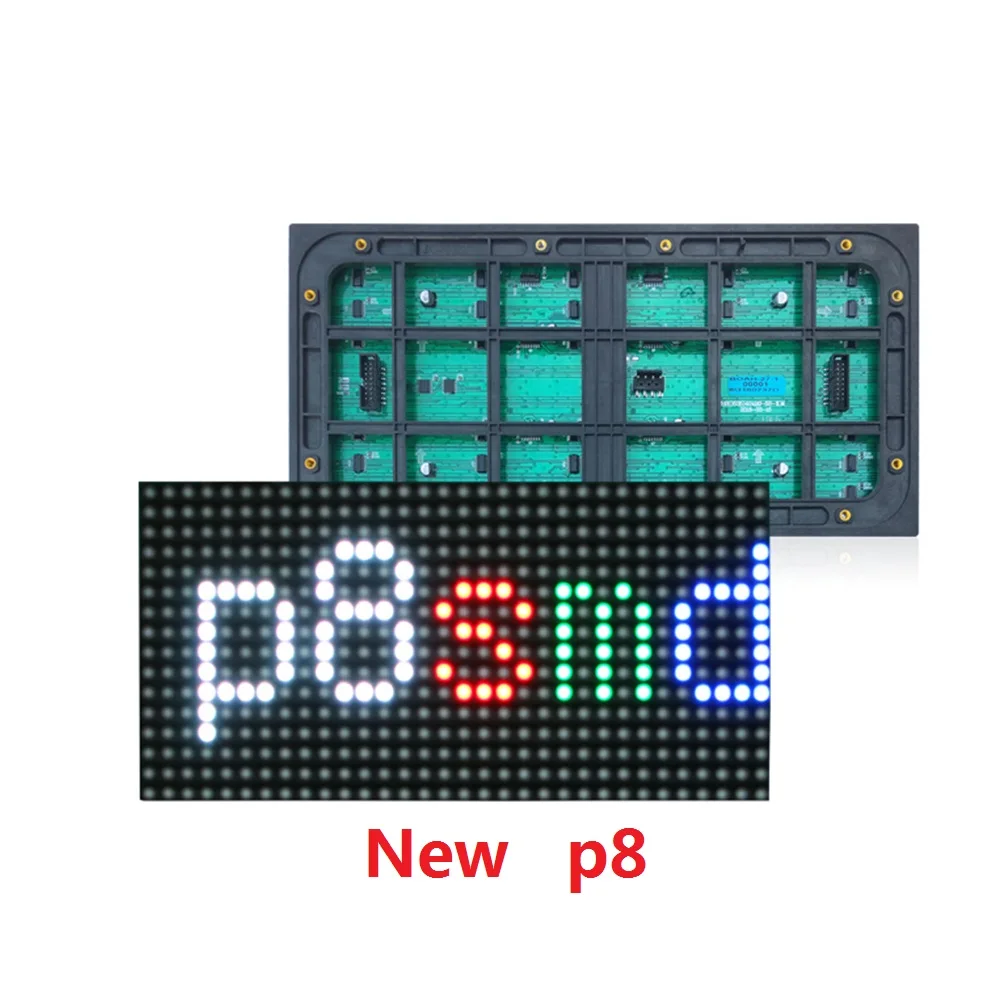P8 SMD 256x128 мм 32x1 6 пикселей 4s полноцветный модуль наружного светодиодного дисплея RGB
P8 SMD 256x128 мм 32x1 6 пикселей 4s полноцветный модуль наружного светодиодного дисплея RGB