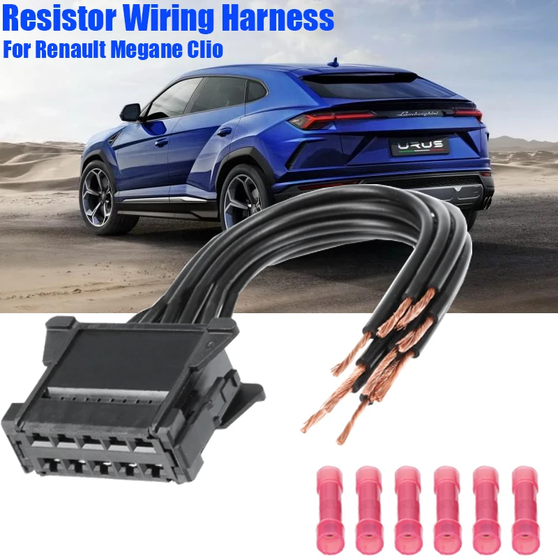 10 Pin 12V Car Heater Blower Resistor Wiring Loom Harness Connector 8200729298 For Renault Clio Megane 2 Scenic II Grandtour
10 Pin 12V Car Heater Blower Resistor Wiring Loom Harness Connector 8200729298 For Renault Clio Megane 2 Scenic II Grandtour