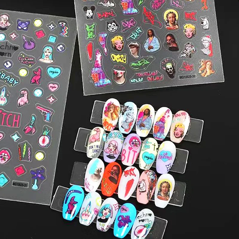 New 3D Virgin Mary Image Bohemia Thin Self-adhesive Nails Stickers For Salon Nails Sticker Decorations Manicure Z0492
New 3D Virgin Mary Image Bohemia Thin Self-adhesive Nails Stickers For Salon Nails Sticker Decorations Manicure Z0492