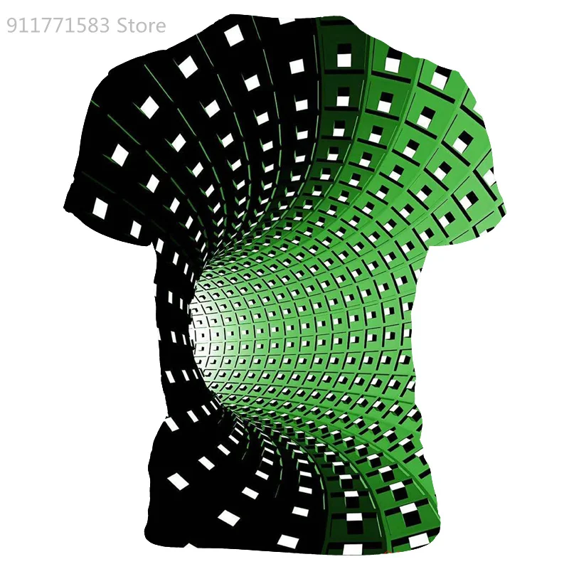 2021 new summer casual men's T-shirt 3D lattice Harajuku tops three-dimensional spiral T-shirt O-neck shirt plus size streetwear
2021 new summer casual men's T-shirt 3D lattice Harajuku tops three-dimensional spiral T-shirt O-neck shirt plus size streetwear