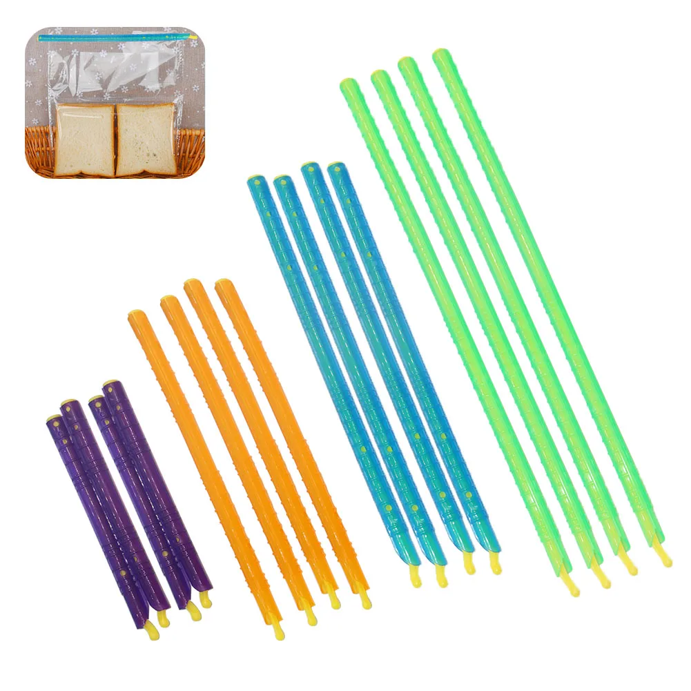 16 Pcs Sealing Sticks Sealer Clamp Rod Bar Kitchen Tools Multicolor Gift Storage Snack Fresh Keeping Practical Bag Clip Reusable
16 Pcs Sealing Sticks Sealer Clamp Rod Bar Kitchen Tools Multicolor Gift Storage Snack Fresh Keeping Practical Bag Clip Reusable