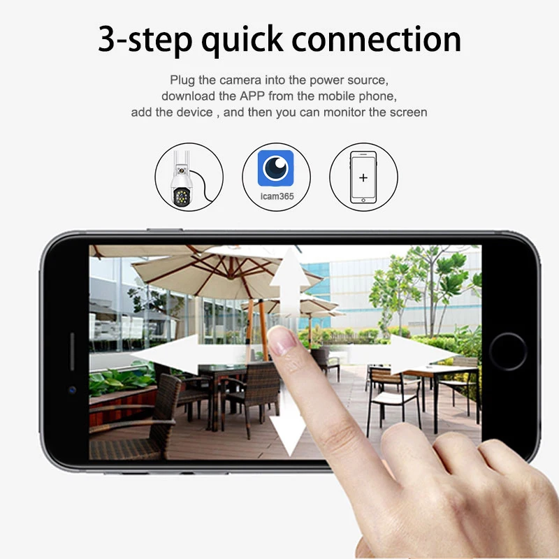 1080P HD WIFI IP Camera Wireless Security CCTV Motion Detection Dual Lens Cam Outdoor Night Vision IR Surveillance Camera
1080P HD WIFI IP Camera Wireless Security CCTV Motion Detection Dual Lens Cam Outdoor Night Vision IR Surveillance Camera