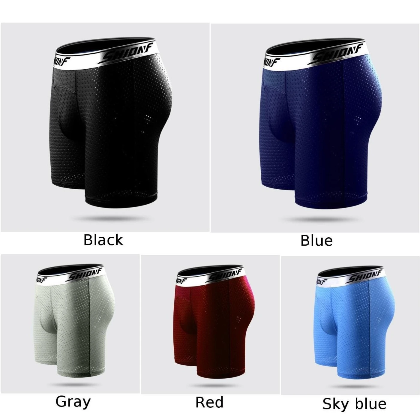 SHIONF Plus Size Men's Breathable Underwear Comfy Boxer Briefs Workout Fitness Men's Sports Underwear Men's Ice Silk Mesh Boxe
SHIONF Plus Size Men's Breathable Underwear Comfy Boxer Briefs Workout Fitness Men's Sports Underwear Men's Ice Silk Mesh Boxe