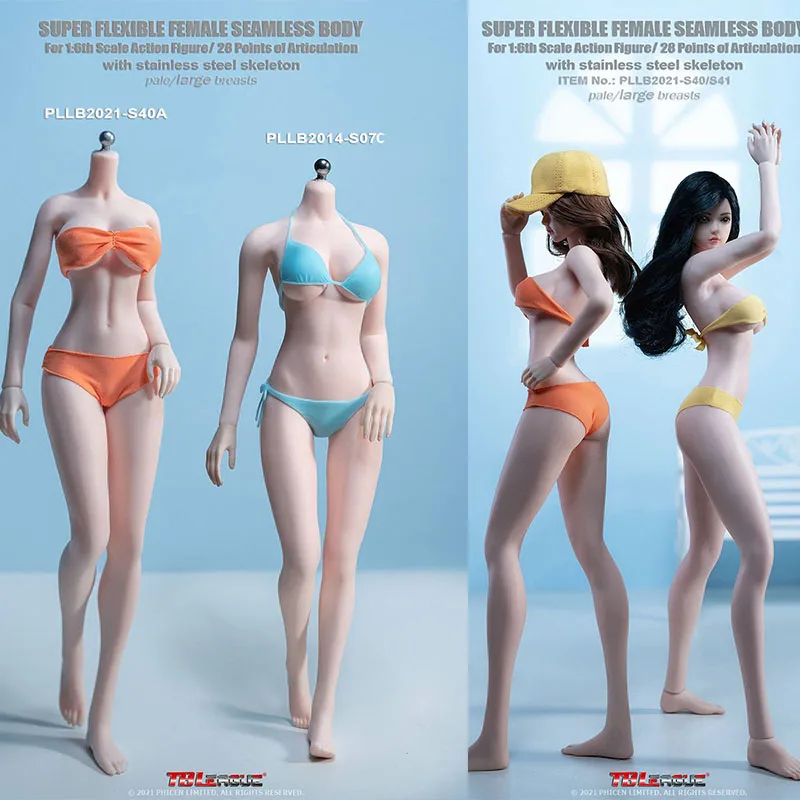 Pre-sale 1/6 Super Flexible TBL PLLB2021-S40/S41 Tall Slender Female Seamless Body 12'' Soldier Pale Big Breast Action Figure
Pre-sale 1/6 Super Flexible TBL PLLB2021-S40/S41 Tall Slender Female Seamless Body 12'' Soldier Pale Big Breast Action Figure