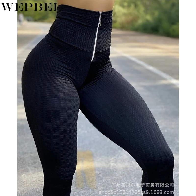 WEPBEL Casual Solid Color Trousers Women's Pleated Zipper Trousers Summer High Waist Stitching Slim Fit Fitness Yoga Pants
WEPBEL Casual Solid Color Trousers Women's Pleated Zipper Trousers Summer High Waist Stitching Slim Fit Fitness Yoga Pants