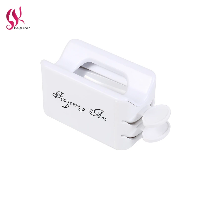 Double Layer French Powder Box Portable Manicure Tool Glitter Storage Diamond Crushing Infiltration Container Gift Funnel White 
Double Layer French Powder Box Portable Manicure Tool Glitter Storage Diamond Crushing Infiltration Container Gift Funnel White