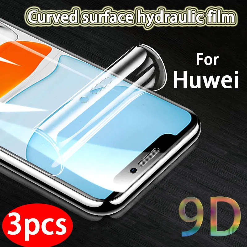 3 pcs Full-screen mobile phone film protective suitable for Huawei p4030 20 10 9 8 hydraulic toughened curved surface | Мобильные
