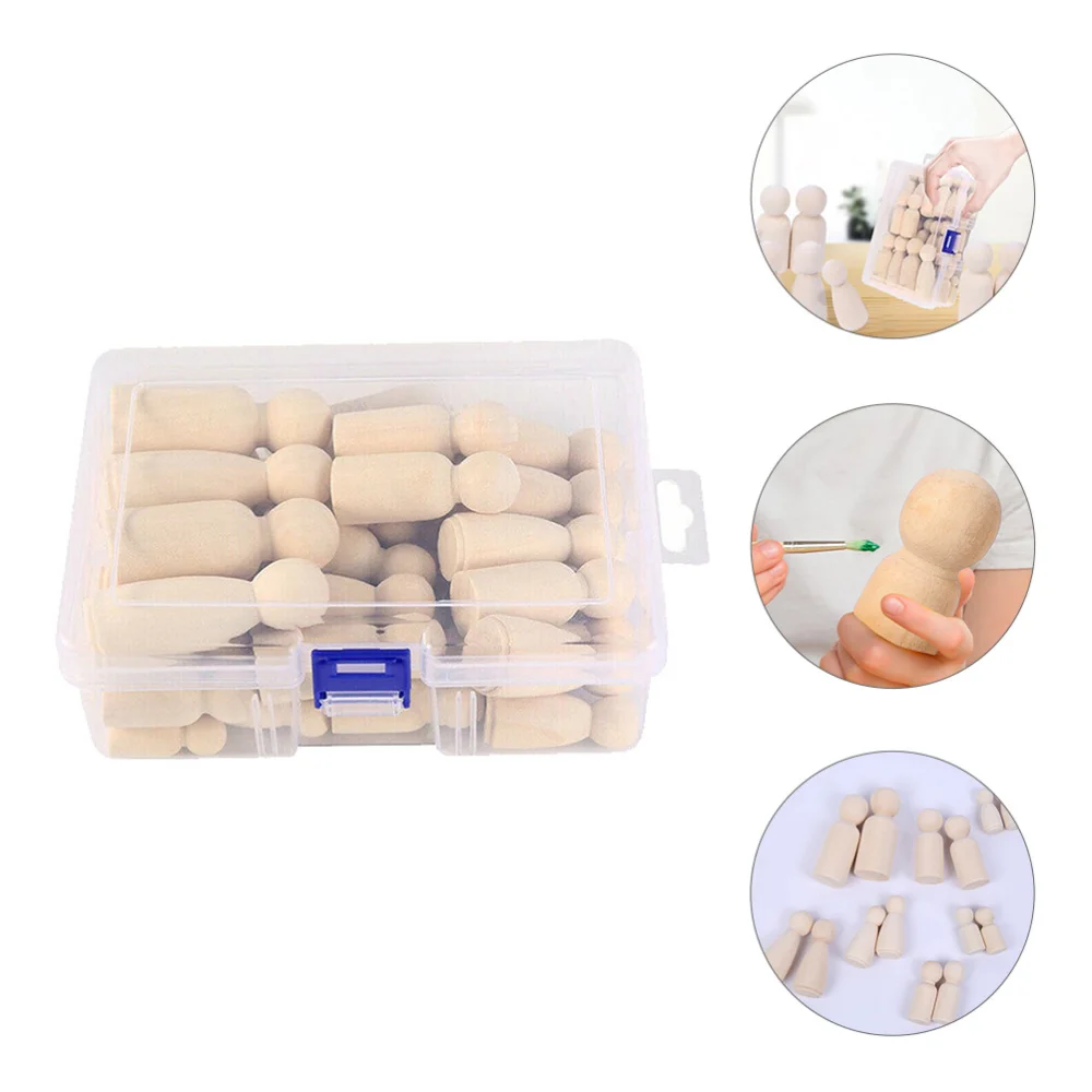 1 Box 50pcs DIY Wood Graffiti Puppet Kids Educational Toys Children (Khaki)
1 Box 50pcs DIY Wood Graffiti Puppet Kids Educational Toys Children (Khaki)