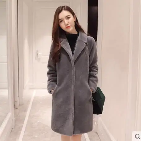 Меховые женские пальто 2019 Женские Длинные Куртки из искусственной кожи