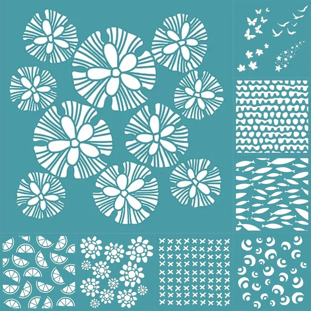 8Pcs/Set Background Plastic Stencil Template For DIY Paper Card Handcraft Scrapbooking Decoration Photo Album Craft Stencil
8Pcs/Set Background Plastic Stencil Template For DIY Paper Card Handcraft Scrapbooking Decoration Photo Album Craft Stencil
