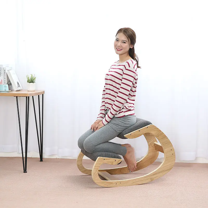 Cordial Shining Kneeling Chair Wooden Anti-hunchback Ergonomic Relax Solid Home Office Computer Stool For Back Support
Cordial Shining Kneeling Chair Wooden Anti-hunchback Ergonomic Relax Solid Home Office Computer Stool For Back Support