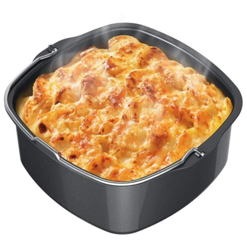 Air Fryer Accessories, 5 Sets, Suitable for All 2.3-4.5-5.8Qt Air Fryer Accessories, No BPA, Dishwasher Safe
Air Fryer Accessories, 5 Sets, Suitable for All 2.3-4.5-5.8Qt Air Fryer Accessories, No BPA, Dishwasher Safe