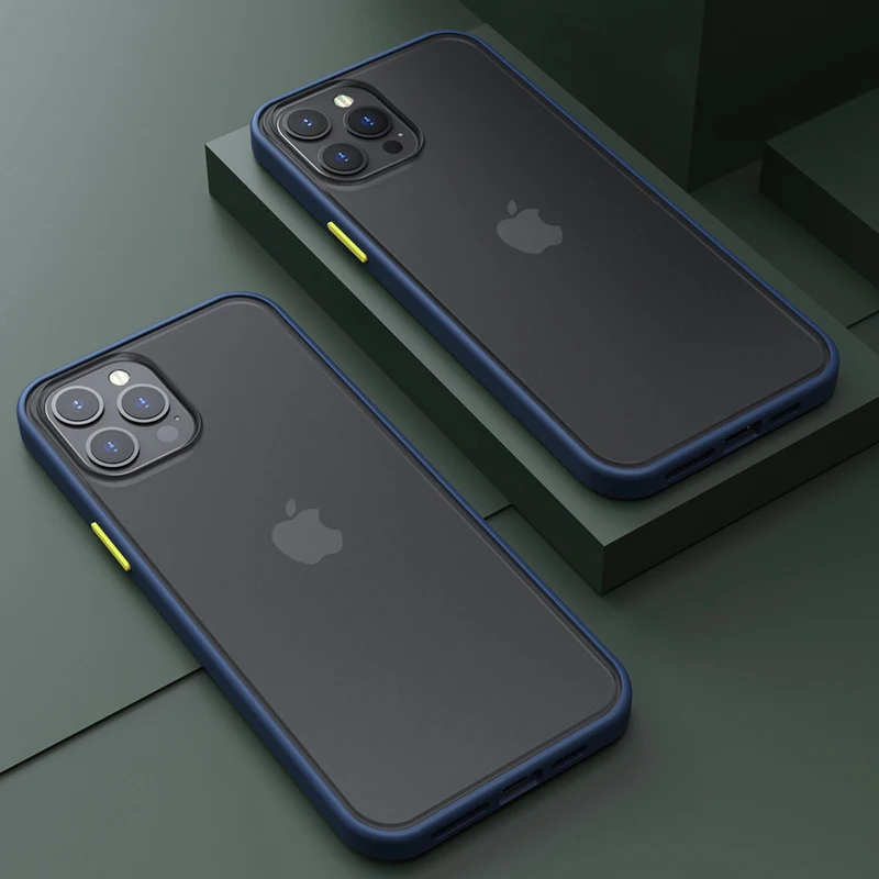 Luxury Matte Transparent Bumper Phone Case For iPhone 11 12 Pro Max Mini X Xs XR 7 8 Plus SE 2020 Silicone Shockproof Hard Cover
Luxury Matte Transparent Bumper Phone Case For iPhone 11 12 Pro Max Mini X Xs XR 7 8 Plus SE 2020 Silicone Shockproof Hard Cover