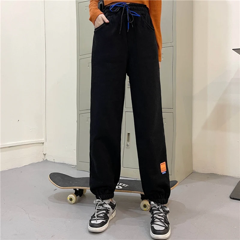 Sports Pants Female 2021 Spring and Autumn Loose Korean Style High Street Ins Thin High Waist Slimming and Straight Harajuku
Sports Pants Female 2021 Spring and Autumn Loose Korean Style High Street Ins Thin High Waist Slimming and Straight Harajuku