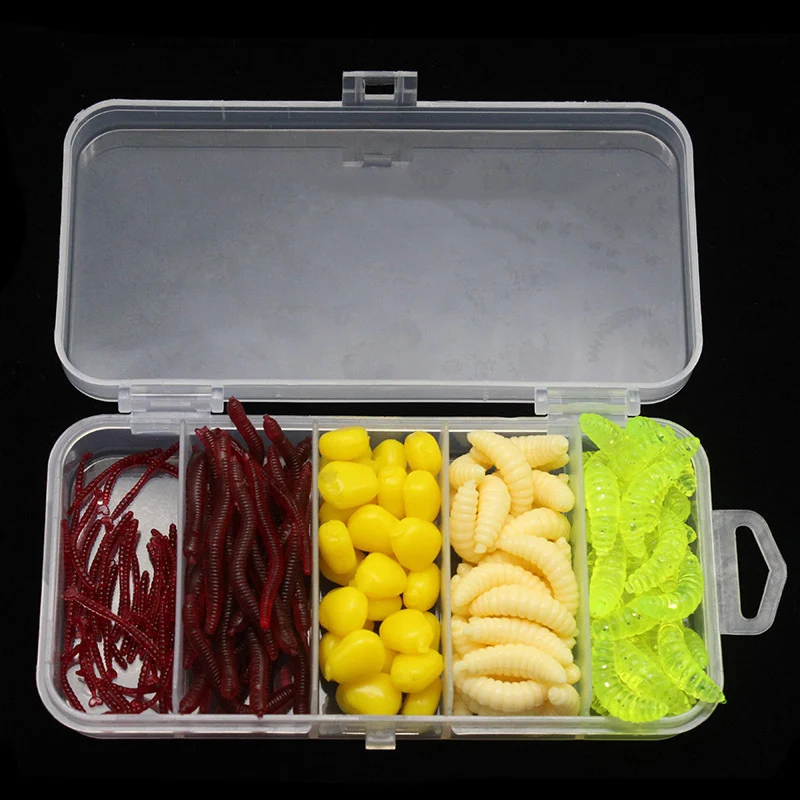 161pcs/set Soft Fishing Lure Worm Lure Corn Bait Set Plastic Fishing Worms Grub Baits WHShopping
161pcs/set Soft Fishing Lure Worm Lure Corn Bait Set Plastic Fishing Worms Grub Baits WHShopping