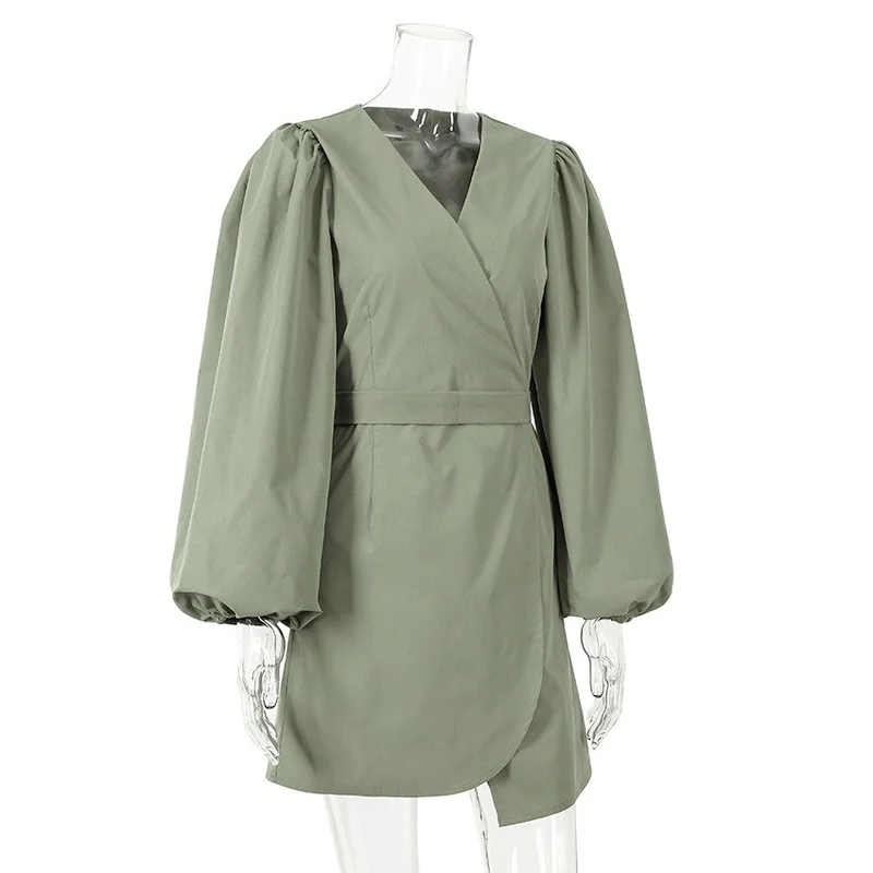 MIOJIOTAXX European American Spring And Autumn New V-neck High Waist Lantern Sleeve Women's French Dress Long Sleeve Skirt
MIOJIOTAXX European American Spring And Autumn New V-neck High Waist Lantern Sleeve Women's French Dress Long Sleeve Skirt