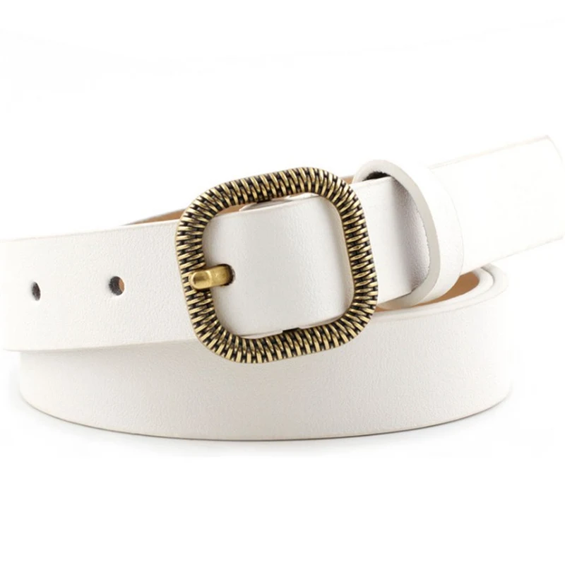 2021 Belts for Women Fashion Simple Style Pin Buckle Female Belts Imitation Leather PU Belts
2021 Belts for Women Fashion Simple Style Pin Buckle Female Belts Imitation Leather PU Belts