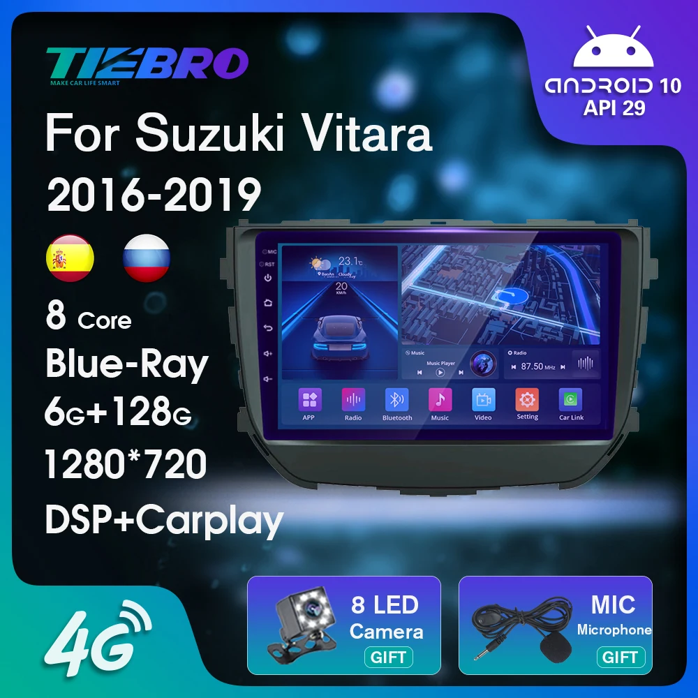 Автомобильный радиоприемник 2DIN Android 10 для Suzuki Vitara Brezza 2016-2019 Blu-Ray IPS автомобильное радио GPS навигация Автомобильный приемник Bluetooth плеер
Автомобильный радиоприемник 2DIN Android 10 для Suzuki Vitara Brezza 2016-2019 Blu-Ray IPS автомобильное радио GPS навигация Автомобильный приемник Bluetooth плеер