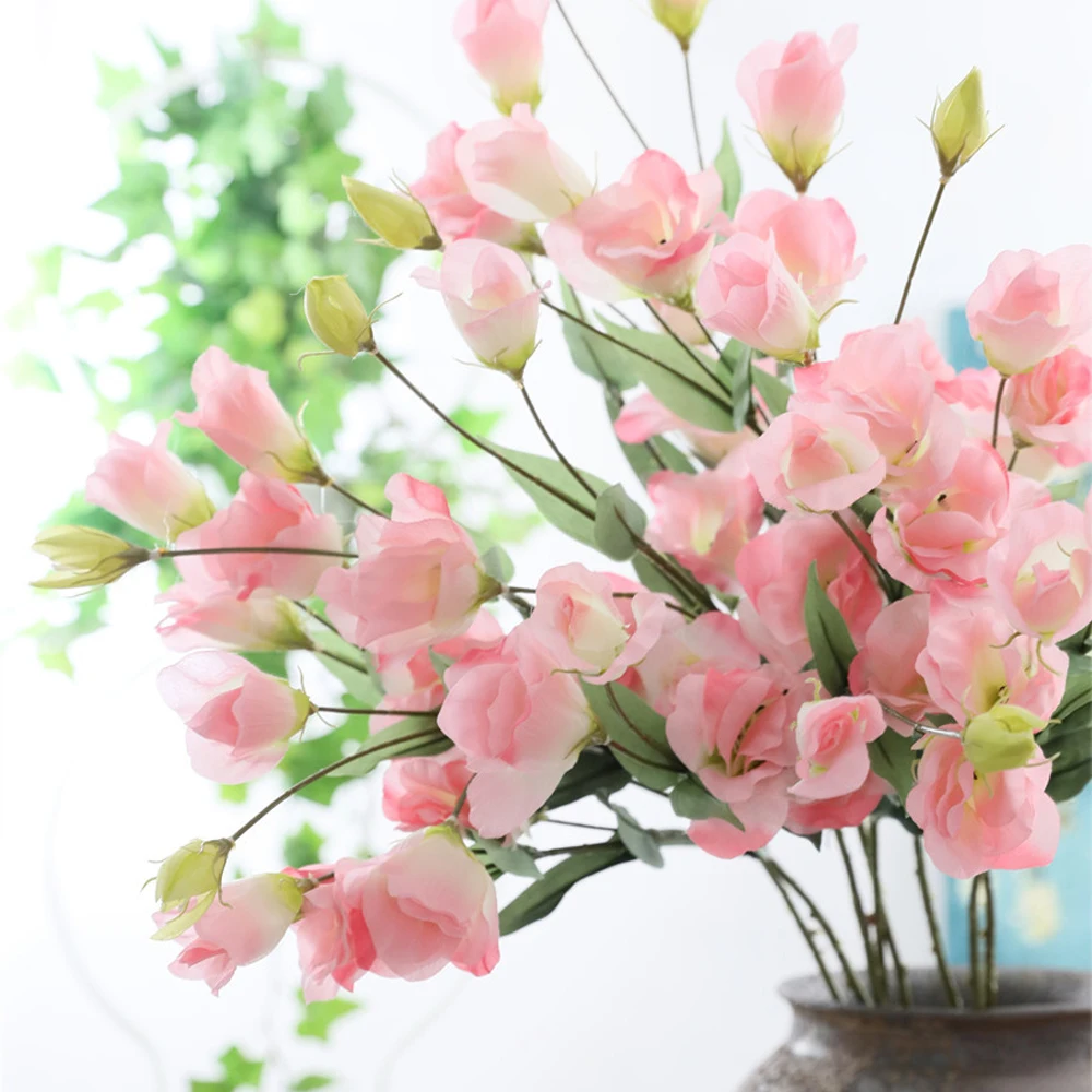 New White Lisianthus Artificial Silk Flowers Home Table Decor Photography Floral Floristry Supplies 7 Heads
New White Lisianthus Artificial Silk Flowers Home Table Decor Photography Floral Floristry Supplies 7 Heads
