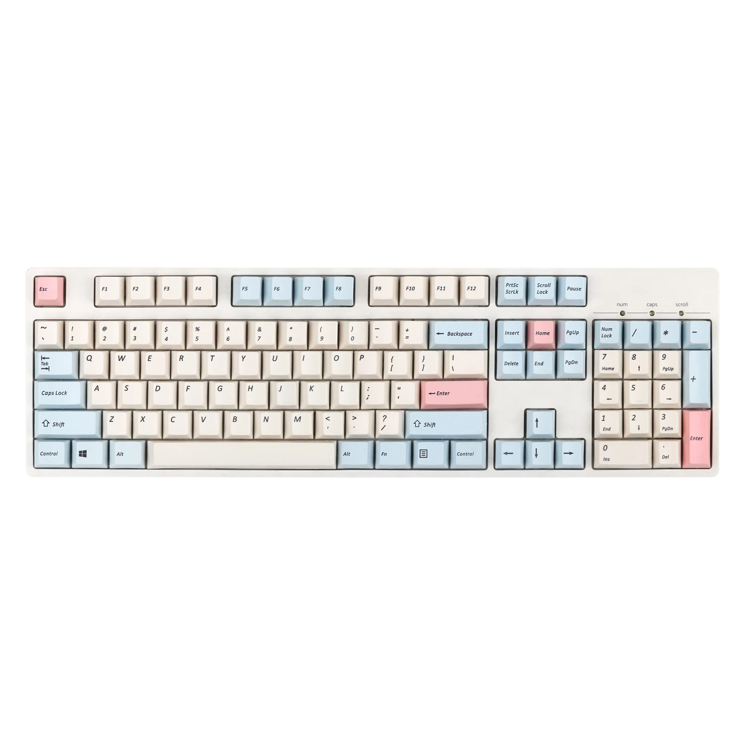 JKDK Magic blue baby key cap heat sublimation cherry profile beige light blue key cap 104 mechanical keyboard
JKDK Magic blue baby key cap heat sublimation cherry profile beige light blue key cap 104 mechanical keyboard