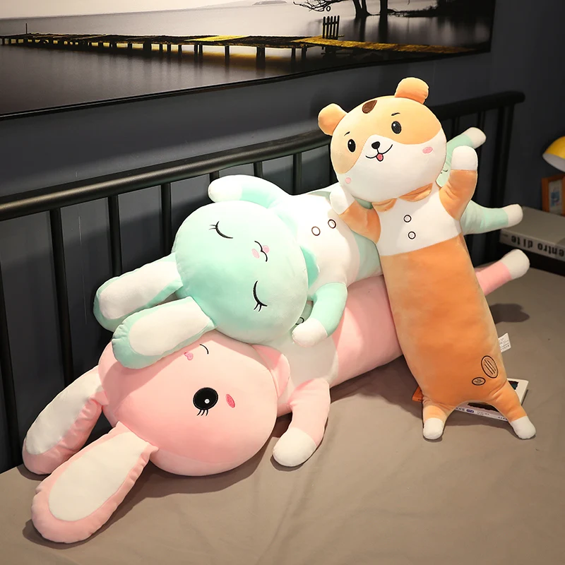 1pc 75/95/115CM cartoon animal plush toy filled soft long pillow sleeping pillow doll children birthday gift 
1pc 75/95/115CM cartoon animal plush toy filled soft long pillow sleeping pillow doll children birthday gift