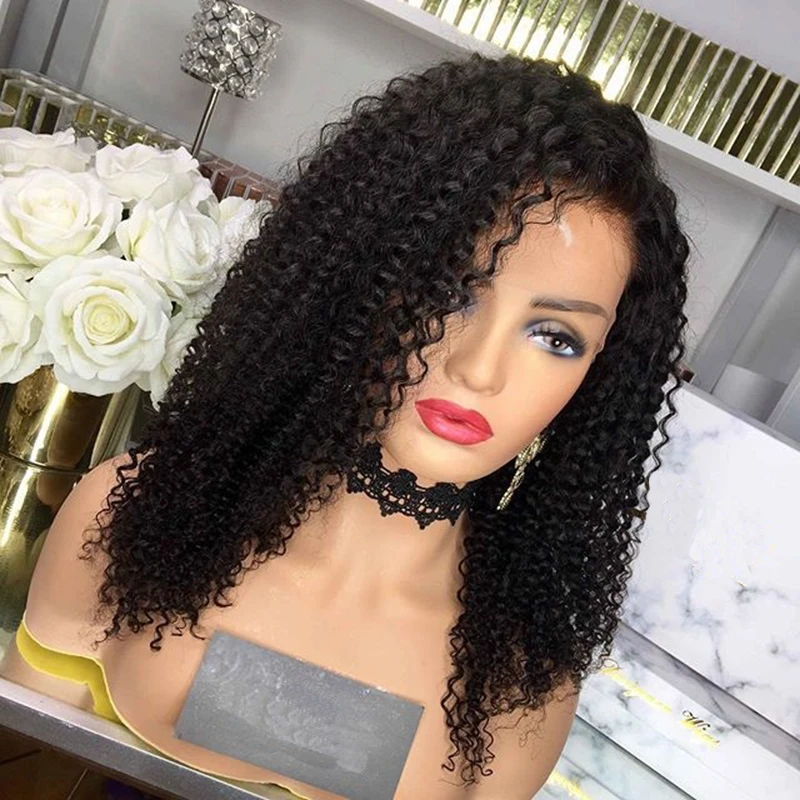 Кудрявые, кудрявые, черного цвета, 180% плотность, 13x4 кружевные передние парики, синтетические волосы, предварительно выщипанные для женщин с ... 
Кудрявые, кудрявые, черного цвета, 180% плотность, 13x4 кружевные передние парики, синтетические волосы, предварительно выщипанные для женщин с ...