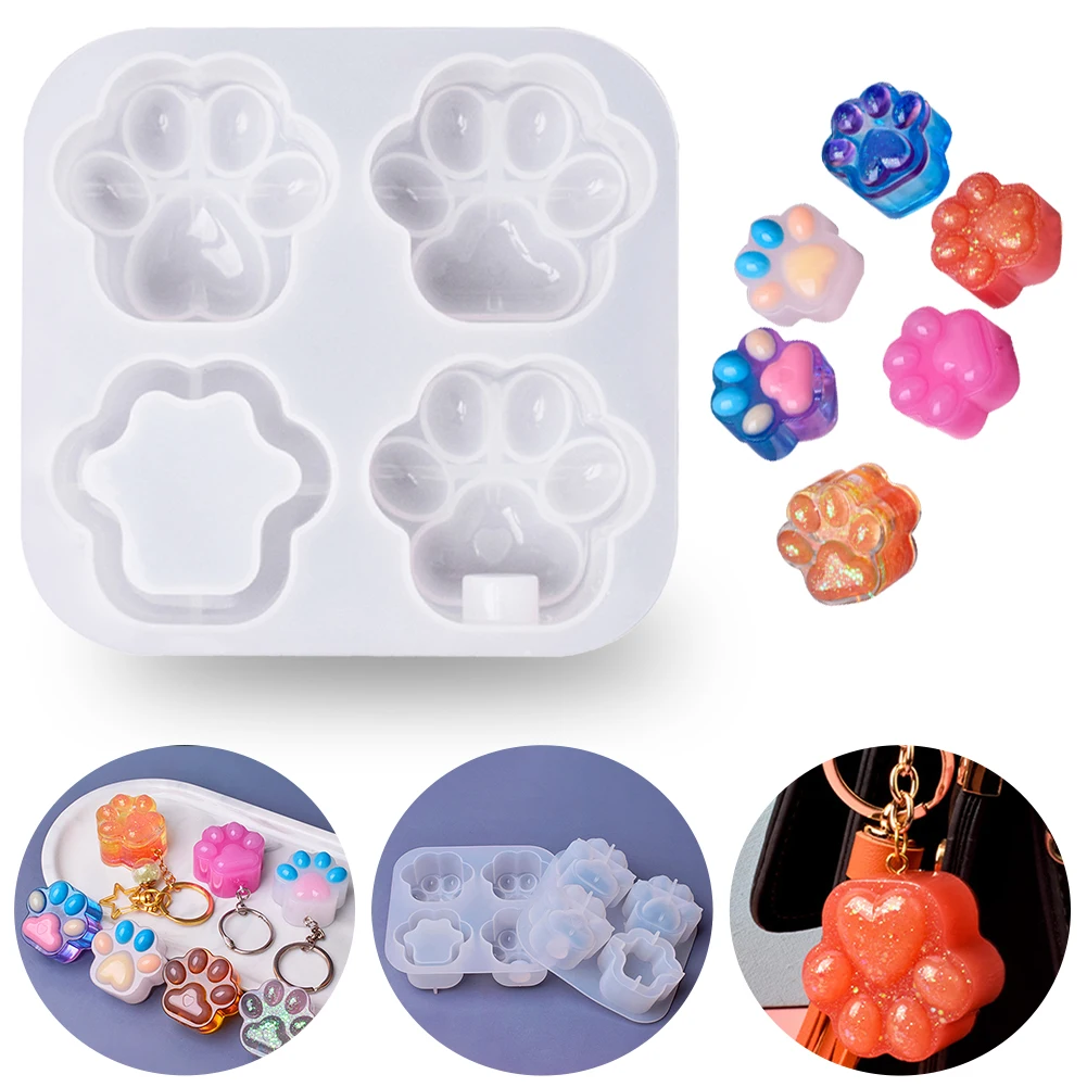 Silicone Mold Cat Claw Quicksand Key Chain Modeling DIY Cute Claw Crystal Decoration Resin Mold Cake Kitchen Baking Tools New
Silicone Mold Cat Claw Quicksand Key Chain Modeling DIY Cute Claw Crystal Decoration Resin Mold Cake Kitchen Baking Tools New