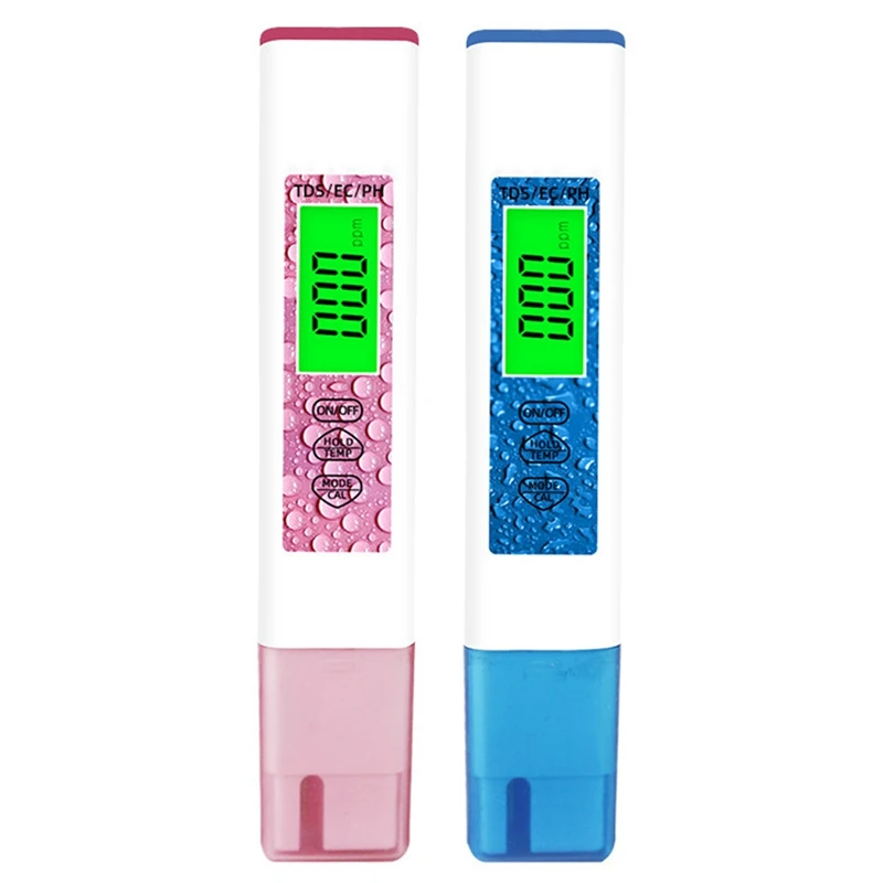 Tds Meter, Four-In-One Water Quality Tester, Drinking Water Quality Test Kit, Ph Test Pen, Acidity Meter Ppm Meter
Tds Meter, Four-In-One Water Quality Tester, Drinking Water Quality Test Kit, Ph Test Pen, Acidity Meter Ppm Meter