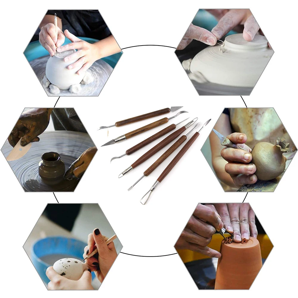 6PCS/Set Pottery Ceramics Tools Carved Polymer Clay Modeling Tool Wax Carving Tools Set Red Handle For Sculpture Tools Set
6PCS/Set Pottery Ceramics Tools Carved Polymer Clay Modeling Tool Wax Carving Tools Set Red Handle For Sculpture Tools Set