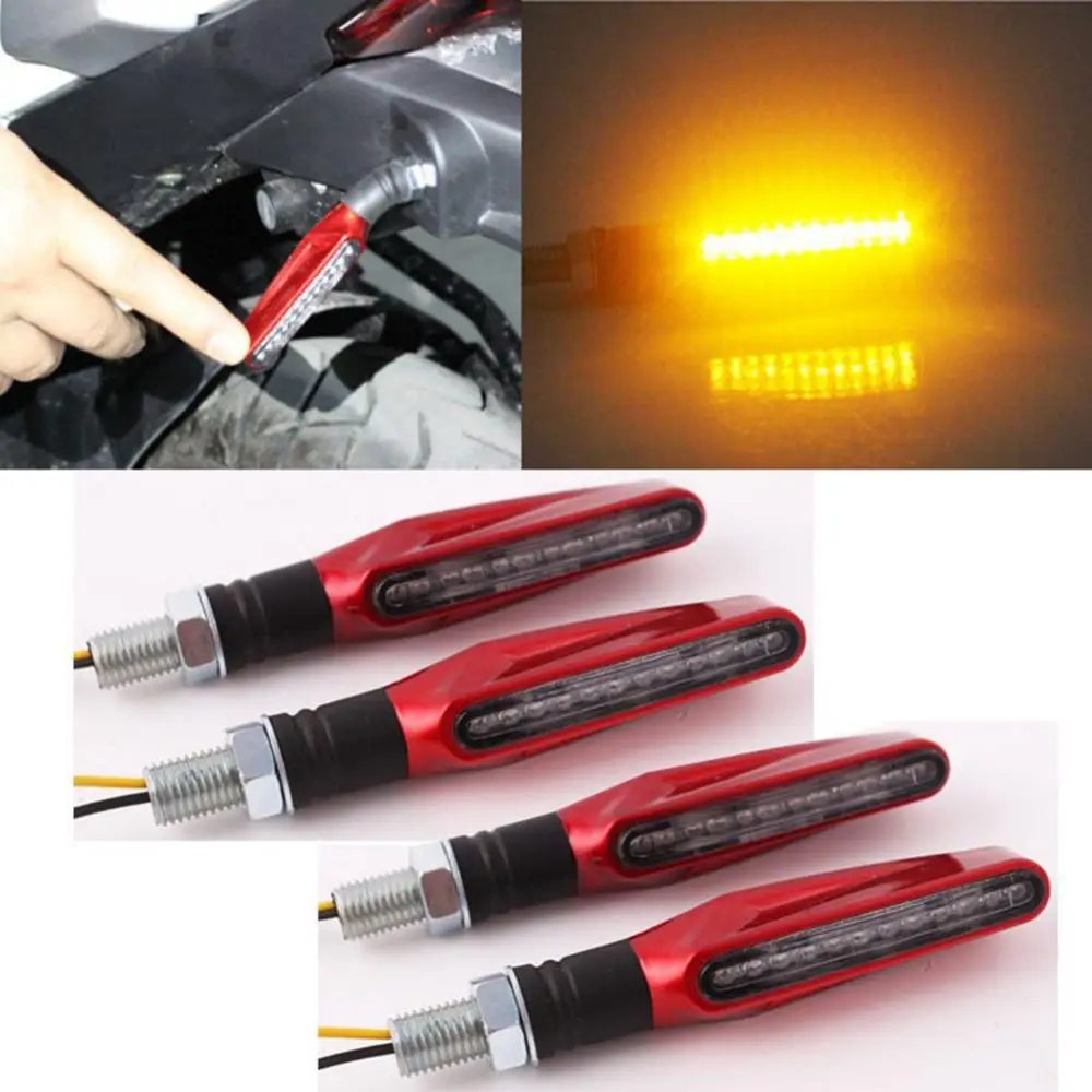 55% Hot Sales!!! 1 Pair 12V 12 LED Universal Motorcycle Bike Bulb Side Turn Signal Indicators
55% Hot Sales!!! 1 Pair 12V 12 LED Universal Motorcycle Bike Bulb Side Turn Signal Indicators