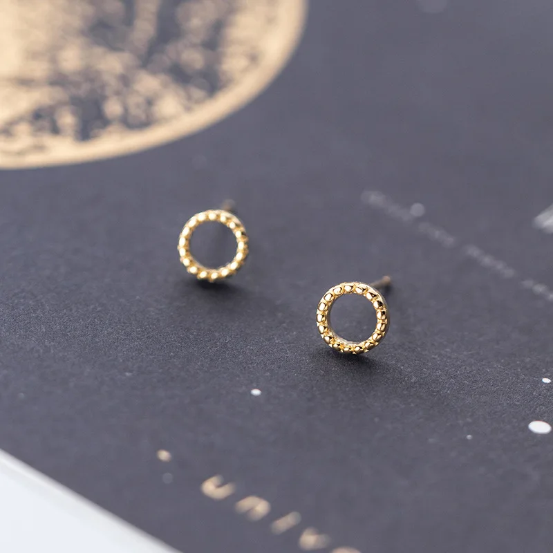 La Monada Circle Earrings Studs 925 Sterling Silver Fine Jewelry Minimalist Beautiful Stud Earrings For Women Silver 925 Korean 
La Monada Circle Earrings Studs 925 Sterling Silver Fine Jewelry Minimalist Beautiful Stud Earrings For Women Silver 925 Korean