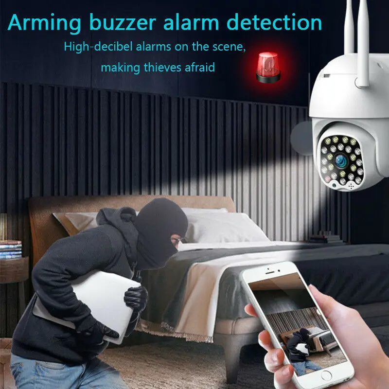 IP-камера видеонаблюдения, 2019 P HD, водонепроницаемая, уличная, Wi-Fi, PTZ, беспроводная, ИК
IP-камера видеонаблюдения, 2019 P HD, водонепроницаемая, уличная, Wi-Fi, PTZ, беспроводная, ИК