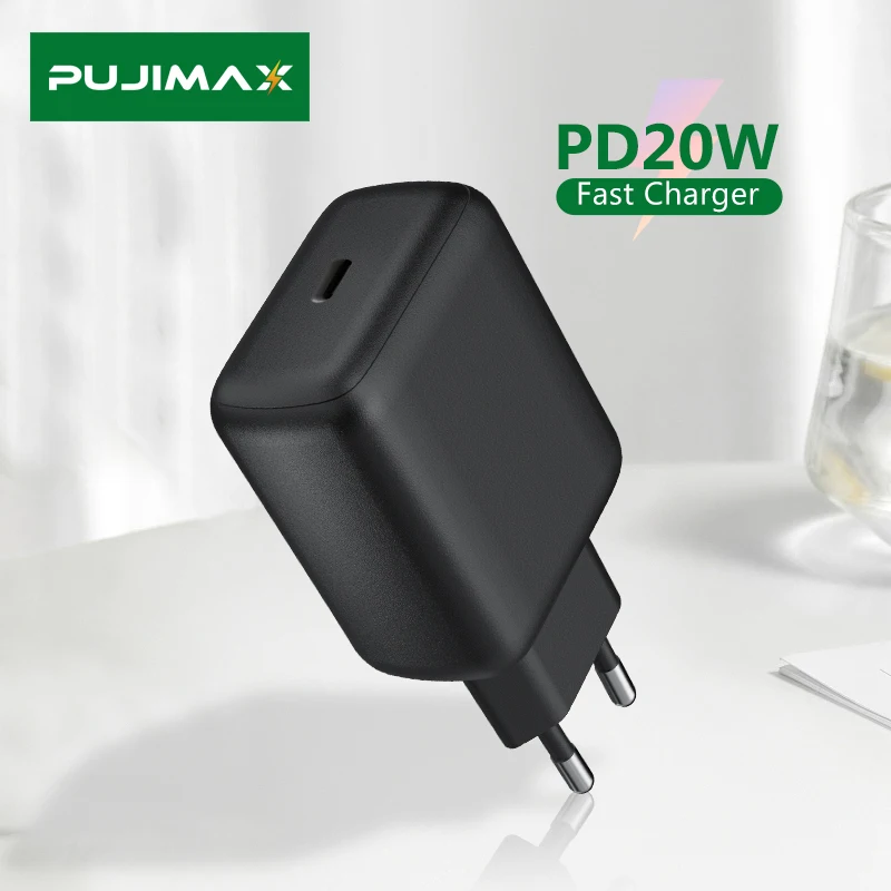 PUJIMAX New PD 20W Type C Fast Charger EU/US/UK Plug Wall Power Adapter Travel Charger For MacBook Smart Phone Charging Station
PUJIMAX New PD 20W Type C Fast Charger EU/US/UK Plug Wall Power Adapter Travel Charger For MacBook Smart Phone Charging Station