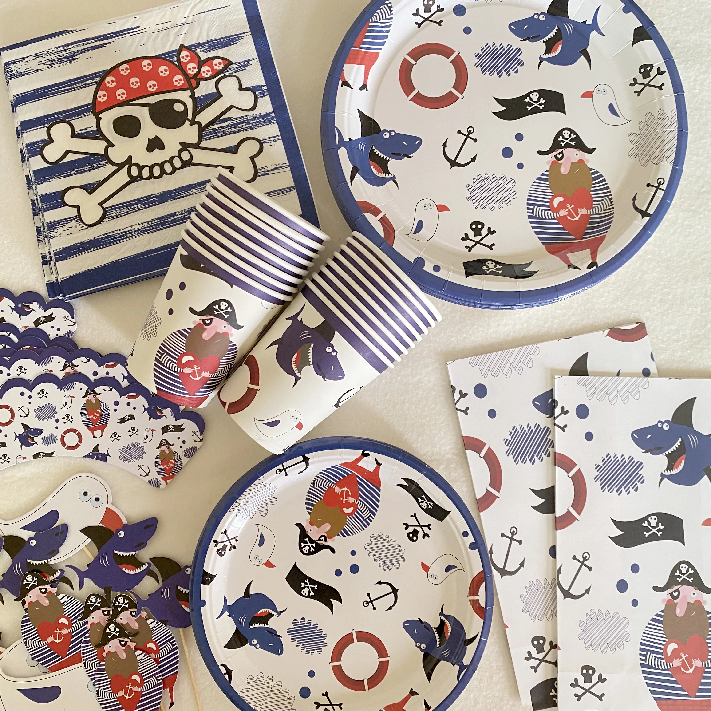Omilut Pirate Theme Party Disposable Tableware Birthday Party Decor Kids Party Supplies Napkins Paper Plates Birthday Supplies
Omilut Pirate Theme Party Disposable Tableware Birthday Party Decor Kids Party Supplies Napkins Paper Plates Birthday Supplies
