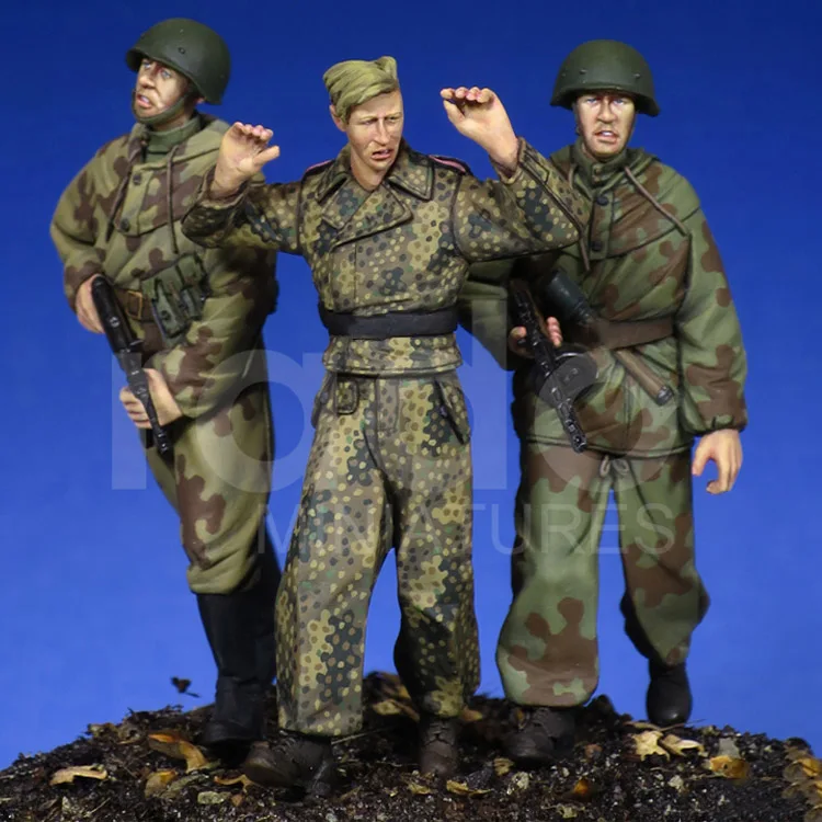 1/35 сборный Набор фигурок из смолы для солдат и невластных|Наборы сборки моделей| |