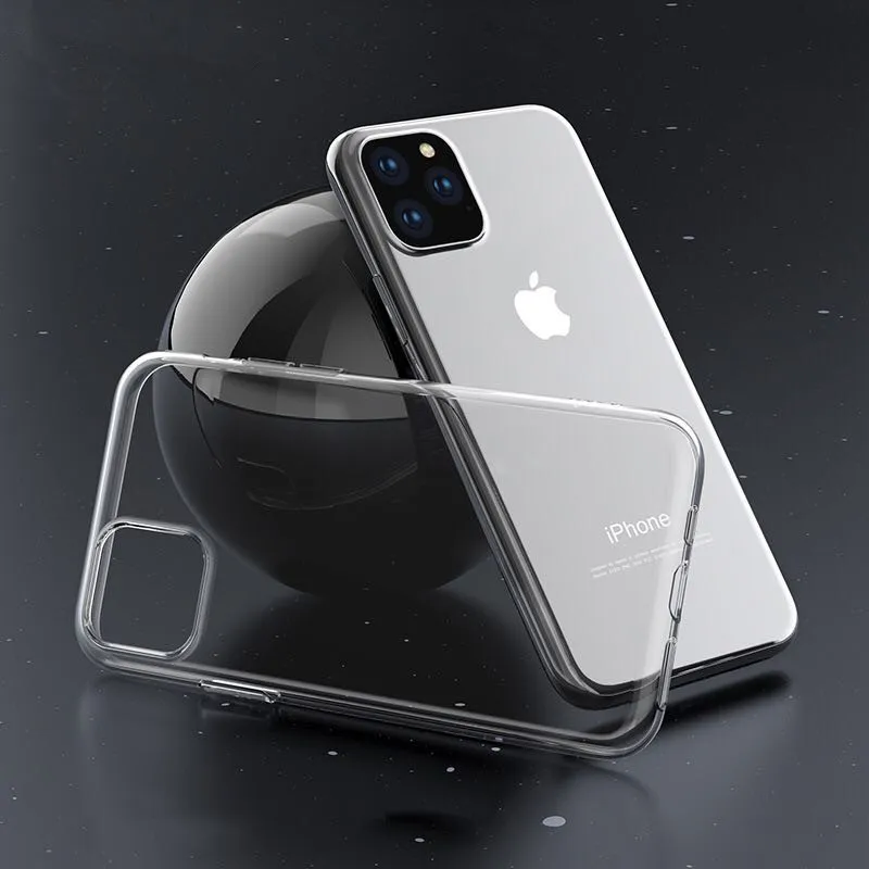 Прозрачный мягкий силиконовый чехол для телефона Fundas Coque iphone 11 Pro 6 S 7 8 Plus 6Plus SE 2 X XR
