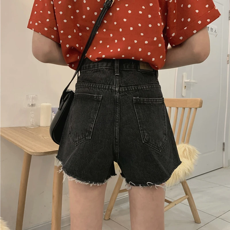 Vintage Denim Shorts Women Summer 2021 Wide Leg High Waist Jeans Shorts Women Casual Loose Girls Short Jeans Blue Black
Vintage Denim Shorts Women Summer 2021 Wide Leg High Waist Jeans Shorts Women Casual Loose Girls Short Jeans Blue Black