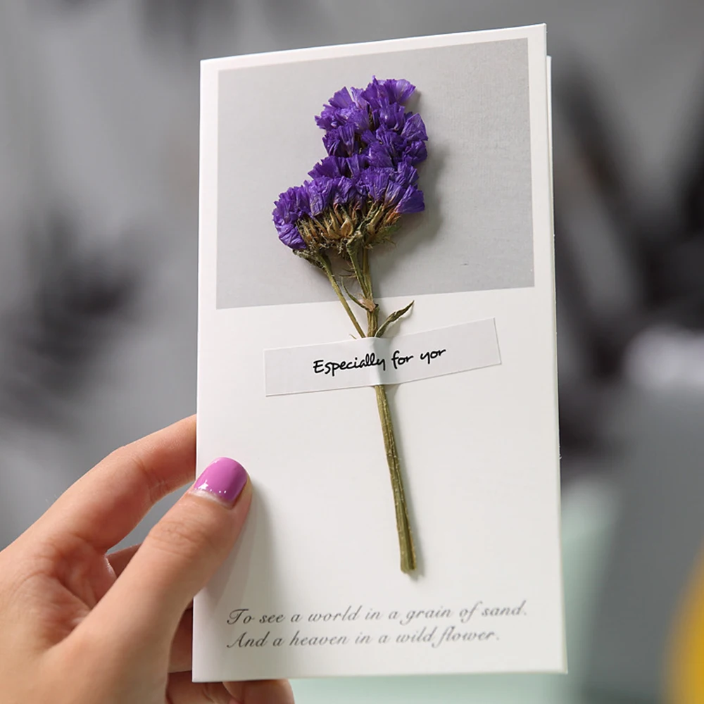 Dried Flower Greeting Card Wedding Invitations Customized Thanksgiving Cards and Envelopes Custom Thank You Cards
Dried Flower Greeting Card Wedding Invitations Customized Thanksgiving Cards and Envelopes Custom Thank You Cards