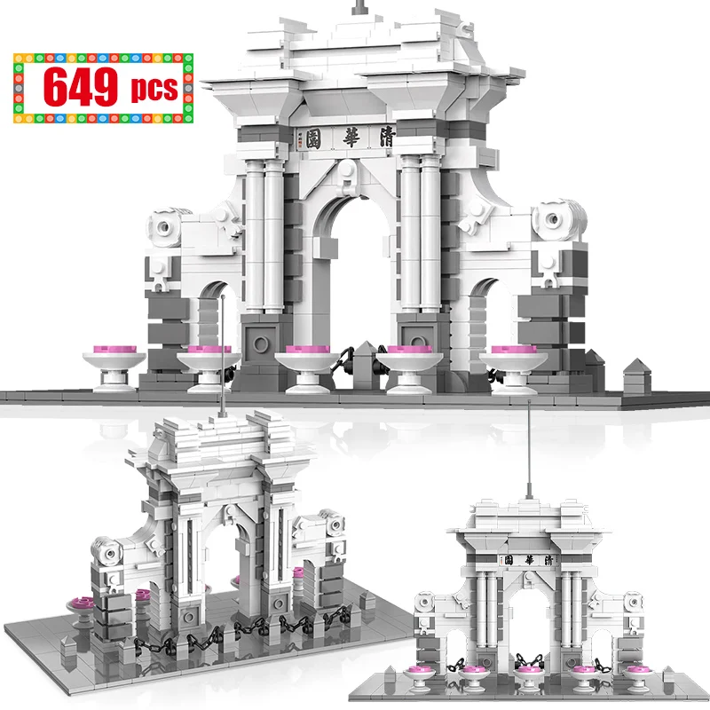 City Classic Architecture Tsinghua University Building Blocks World Famous School Colleges Bricks Education Toys For Children 
City Classic Architecture Tsinghua University Building Blocks World Famous School Colleges Bricks Education Toys For Children