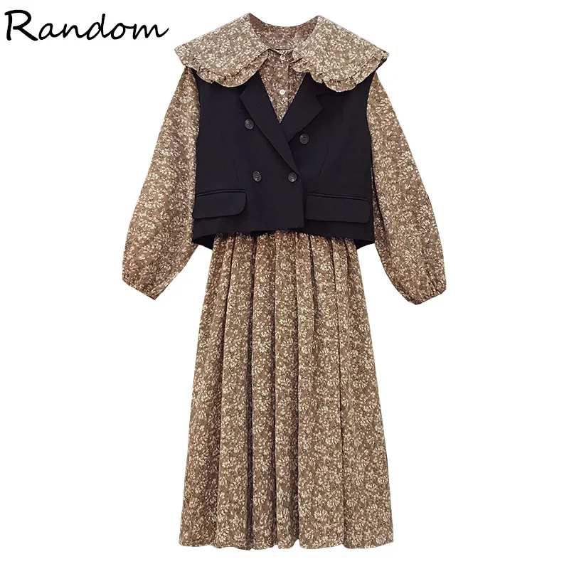 Plus Size Women Dress Suit Blazer Veat Top And Floral Print Dress Two Piece Set 2020 Vacation Clothing Fall Streetwear Outfits
Plus Size Women Dress Suit Blazer Veat Top And Floral Print Dress Two Piece Set 2020 Vacation Clothing Fall Streetwear Outfits