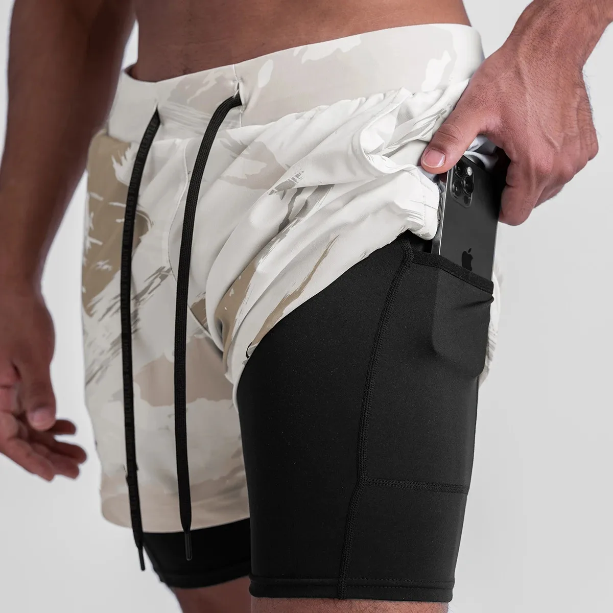 New Men's Jogging Running Sports 2-in-1 Short Running Shorts Summer Men's Gym Fitness Bodybuilding Training Quick-drying Shorts
New Men's Jogging Running Sports 2-in-1 Short Running Shorts Summer Men's Gym Fitness Bodybuilding Training Quick-drying Shorts