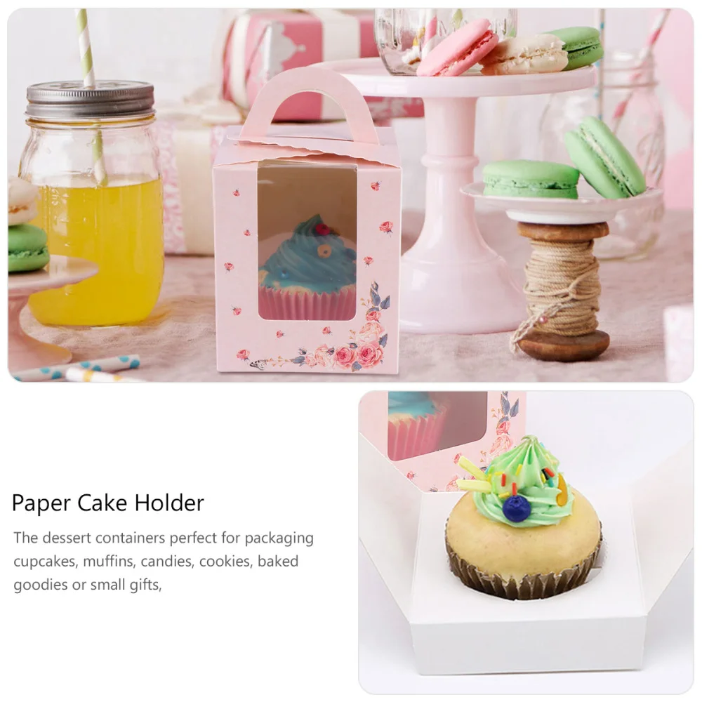 50Pcs Portable Single Design Cake Boxes Paper Cupcake Packing Box Party Supplies
50Pcs Portable Single Design Cake Boxes Paper Cupcake Packing Box Party Supplies